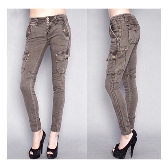 skinny utility pants